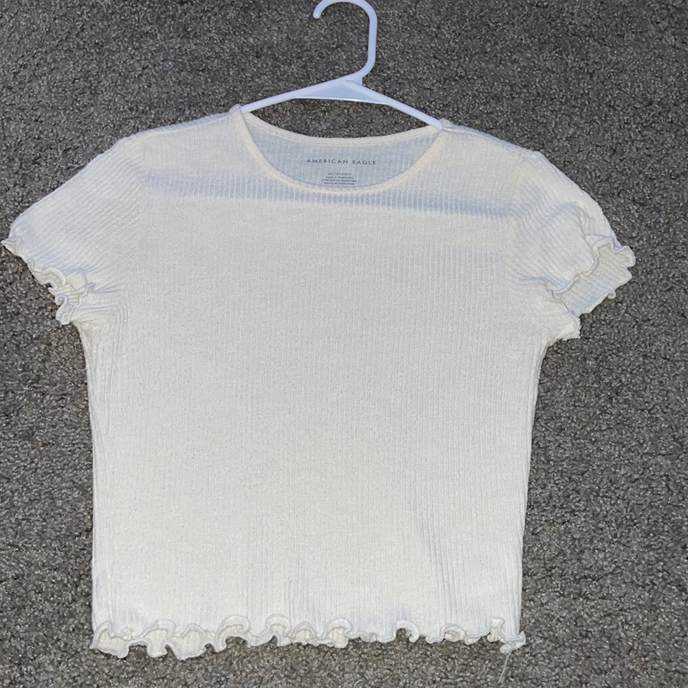 Off white/tan crop top